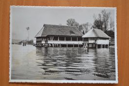 AK Zürich Landi Fischerhütte und Fischerstube