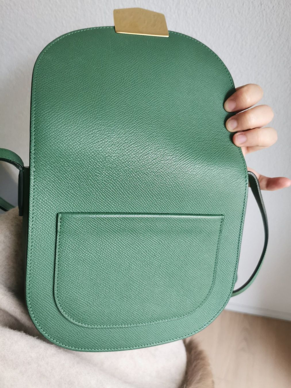 Celine Borse da donna: Céline Small Trotteur Bag in Green – Usato da Spreitenbach venduto da Catticoooorn 3