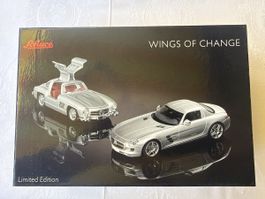 Voiture miniature Mercedes-Benz 300SL et SLS AMG