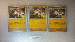 3 Pokemon Karten Wolwerock 🇩🇪 neuwertiger Zustand
