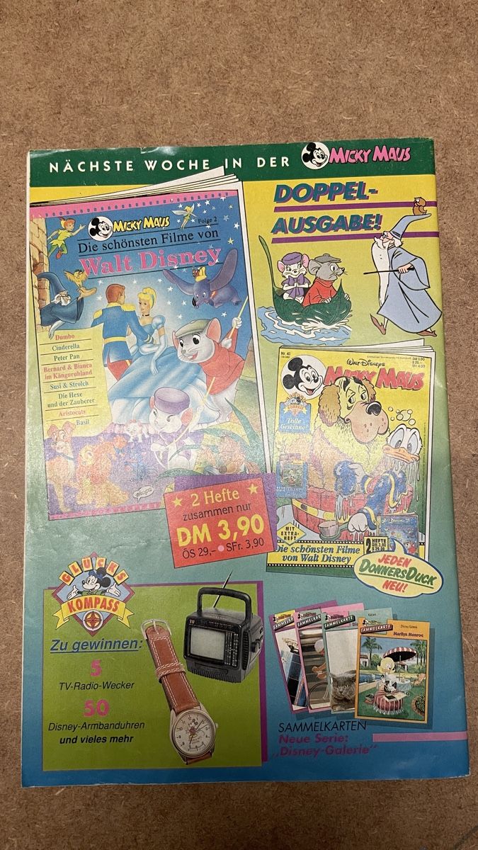 Fumetti: Micky Maus Nr. 40 von 1992 – Usato da Therwil venduto da rubininio 2