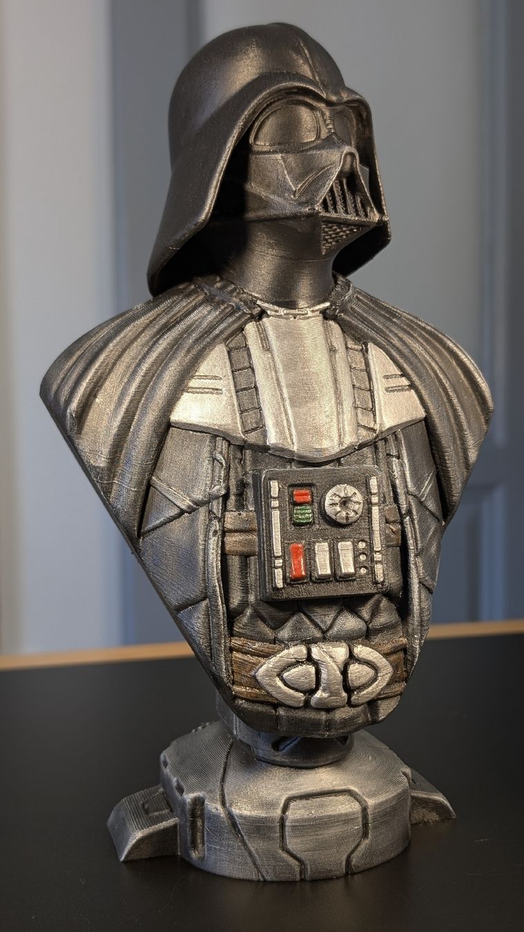 Statuette: Darth Vader Bust 3D Stampato Dipinto a Mano – Nuovo (secondo la descrizione) da Roveredo GR venduto da 3D_ZAGA 5