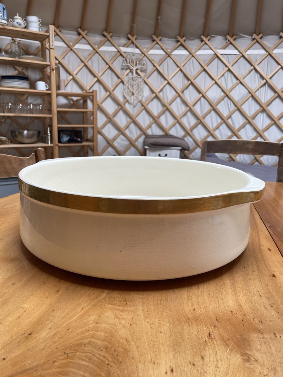 Villeroy & Boch Ciotole: Vintage Waschschüssel mit Goldrand – Usato da Willisau venduto da lar.ssa