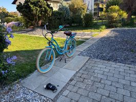 Podego  Elektro Velo Blau   Lieferung gratis