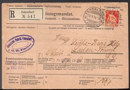 FEHRALTORF, 10.V.16  Einzugsmandat