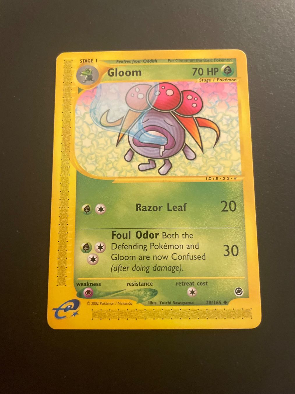Pokémon Carte collezionabili: Gloom 78/165 Expedition Base Set – Usato da Zürich venduto da pokemon_cards