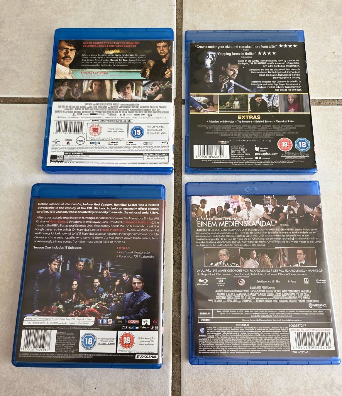 Tutti i DVDs: 4x BLU-RAY DISC / DVD – Usato da Brüttisellen venduto da Nighttrain 1