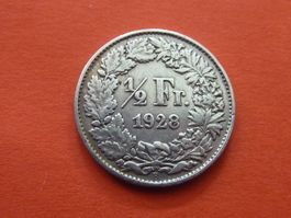 1/2 Fr.  1929     vorzüglich  -