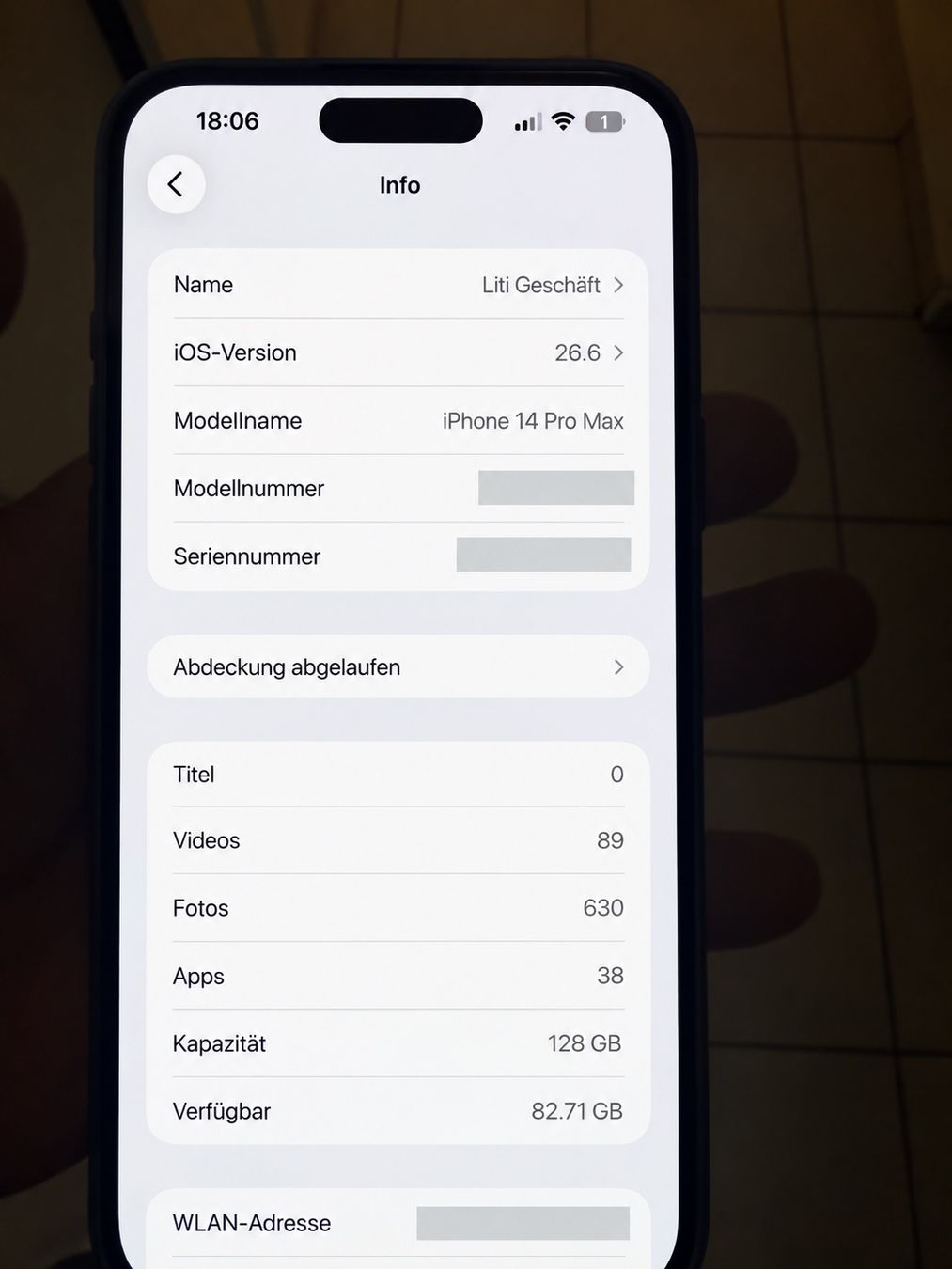 Apple Telefoni cellulari / Smartphones: iPhone 14 Pro Max Smartphone gebraucht – Usato da Villigen venduto da Liti12 3
