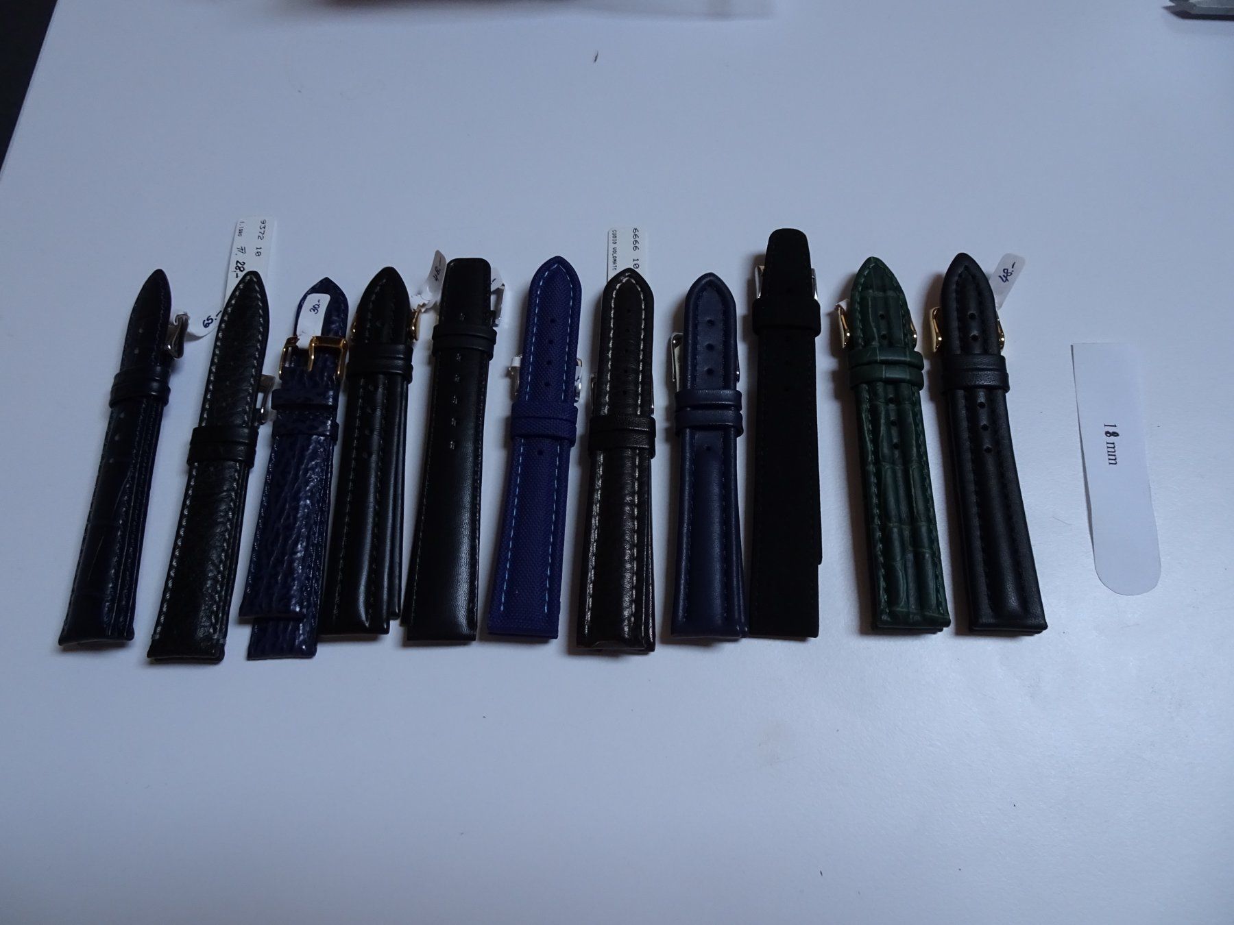 Bracciali & Braccialetti: Uhrenbänder aus Leder verschiedene Grössen – Nuovo (secondo la descrizione) da Winterthur venduto da Sintoras01 1