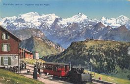 Rigi Kulm (SZ/LU) – Rigibahn und die Alpen (1800 m) Bahn