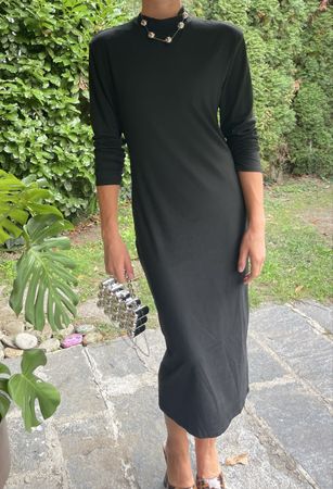 Abitò Dolcevita Lungo Con spalline-TgM/L-elegante e sexy 