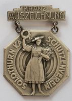 Schützenmedaille SO o. Jahr Solothurn ca. 1960 Silber