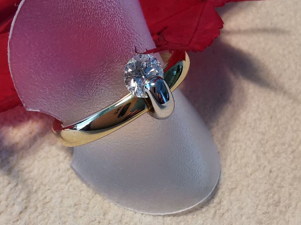 Anelli: 18Kt. Gelb/Weissgold Brillant-Ring  "feeling" Collection – Nuovo e nell'imballaggio originale da Dierikon venduto da Vittorio57 4