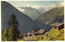 Hockenalp  VS op Kippel  (Lötschental)  mit Alpkapelle