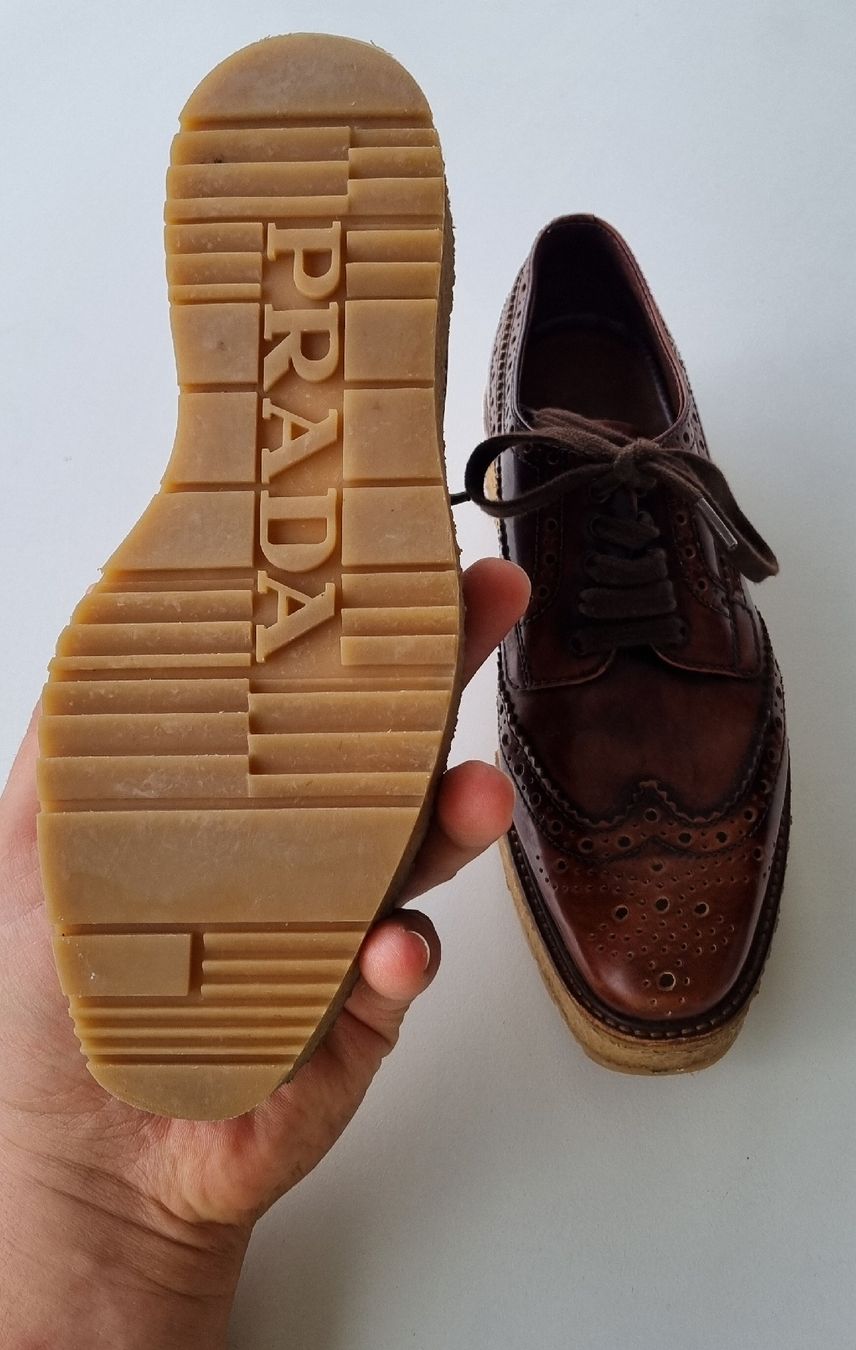 Prada Damenschuhe: Prada SS 2011 Creeper/Derby, Gr. 37 – Gebraucht aus Oberriet SG von gimidrip 1