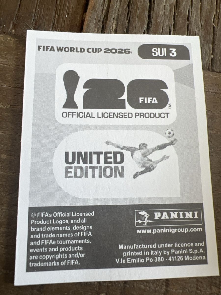 Panini Carte collezionabili: SUI 3 – Nuovo (secondo la descrizione) da Balsthal venduto da pas_6qqf