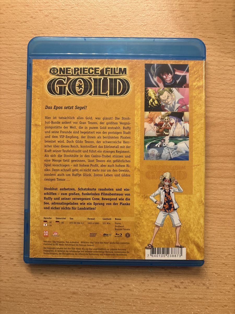 Tutti i DVDs: One Piece Film Gold Blu-Ray – Usato da Bauma venduto da Pedro_A95 2