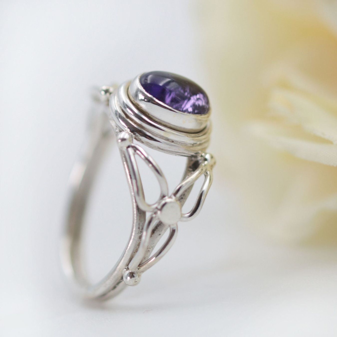 Anelli: Amethyst Ring Gr.52 Silber 925 Sterlingsilber Silberring – Nuovo e nell'imballaggio originale da Bad Salzdetfurth venduto da Weltenbummler-Shop 4