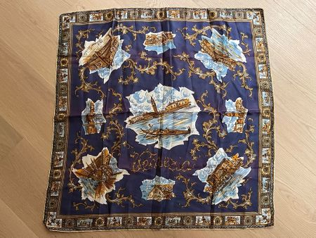 Foulard Venedig handrollierter Saum „Venezia“ 75 x 75 cm