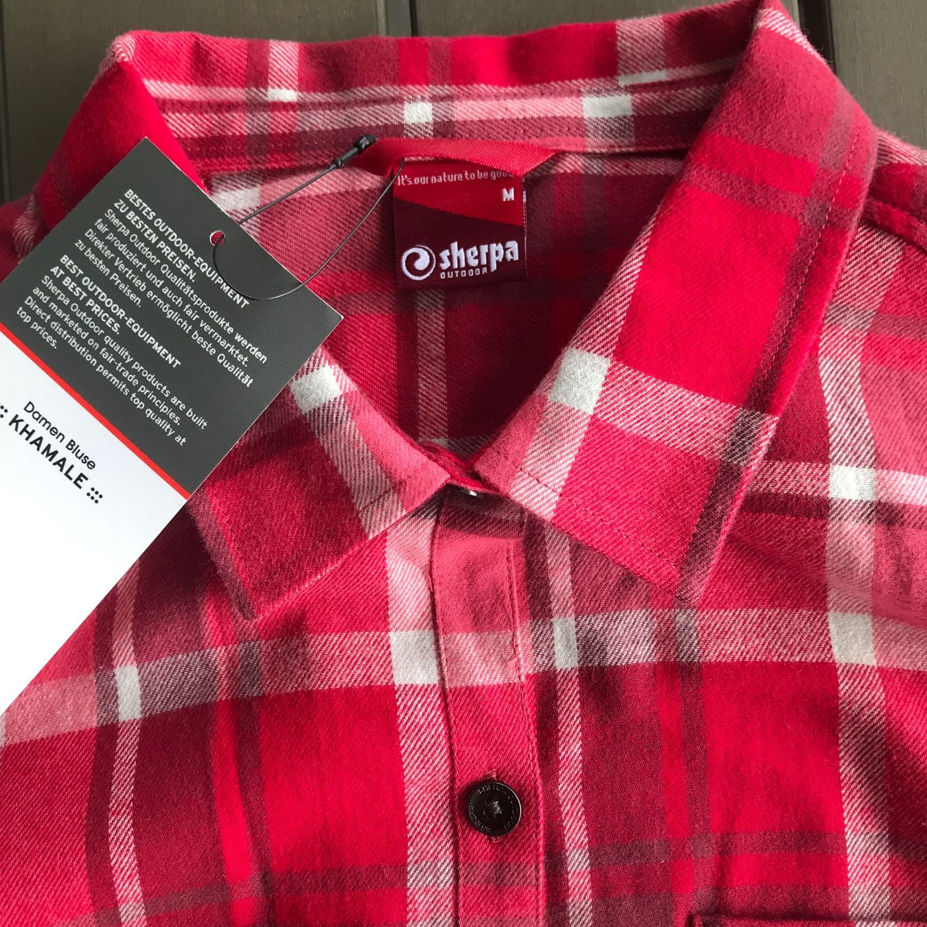 Sherpa Blusen: Sherpa Damenbluse Khamale, Gr. M, neu – Neu (gemäss Beschreibung) aus Ebnat-Kappel von Molton 4