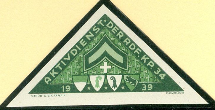 Tutti i francobolli: Rdf Kp 34 – Usato da Zürich venduto da yago-rot