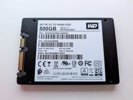WD Blue 500GB 2.5" SATA-III SSD