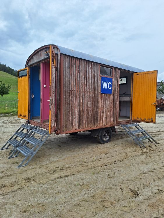 Bauwagen WC Wagen Baustellenwagen Baustellenanhänger Toitoi (Gebraucht ...