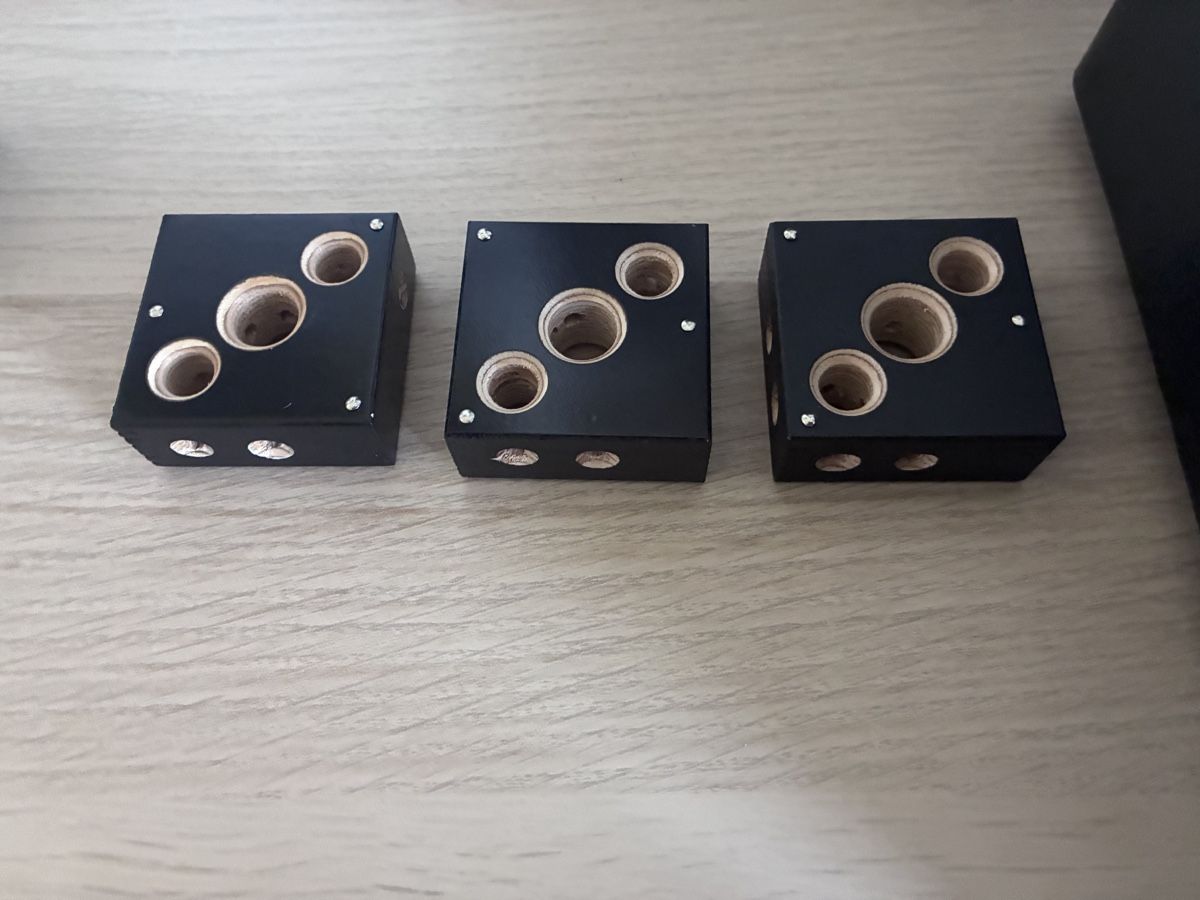 Amplificatori: OptimizeAudio Abkoppler  Smoothspikes 3er Set – Nuovo (secondo la descrizione) da Ottikon venduto da Hifi-Guru 1
