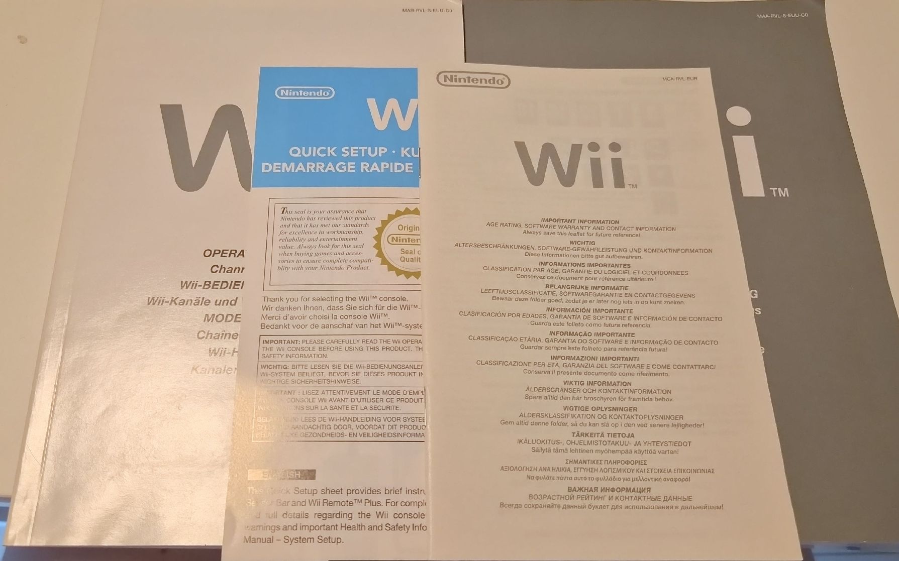 Livres: Nintendo Wii Schnellstart-Anleitung – D'occasion à Emmenbrücke par roh_y8gr