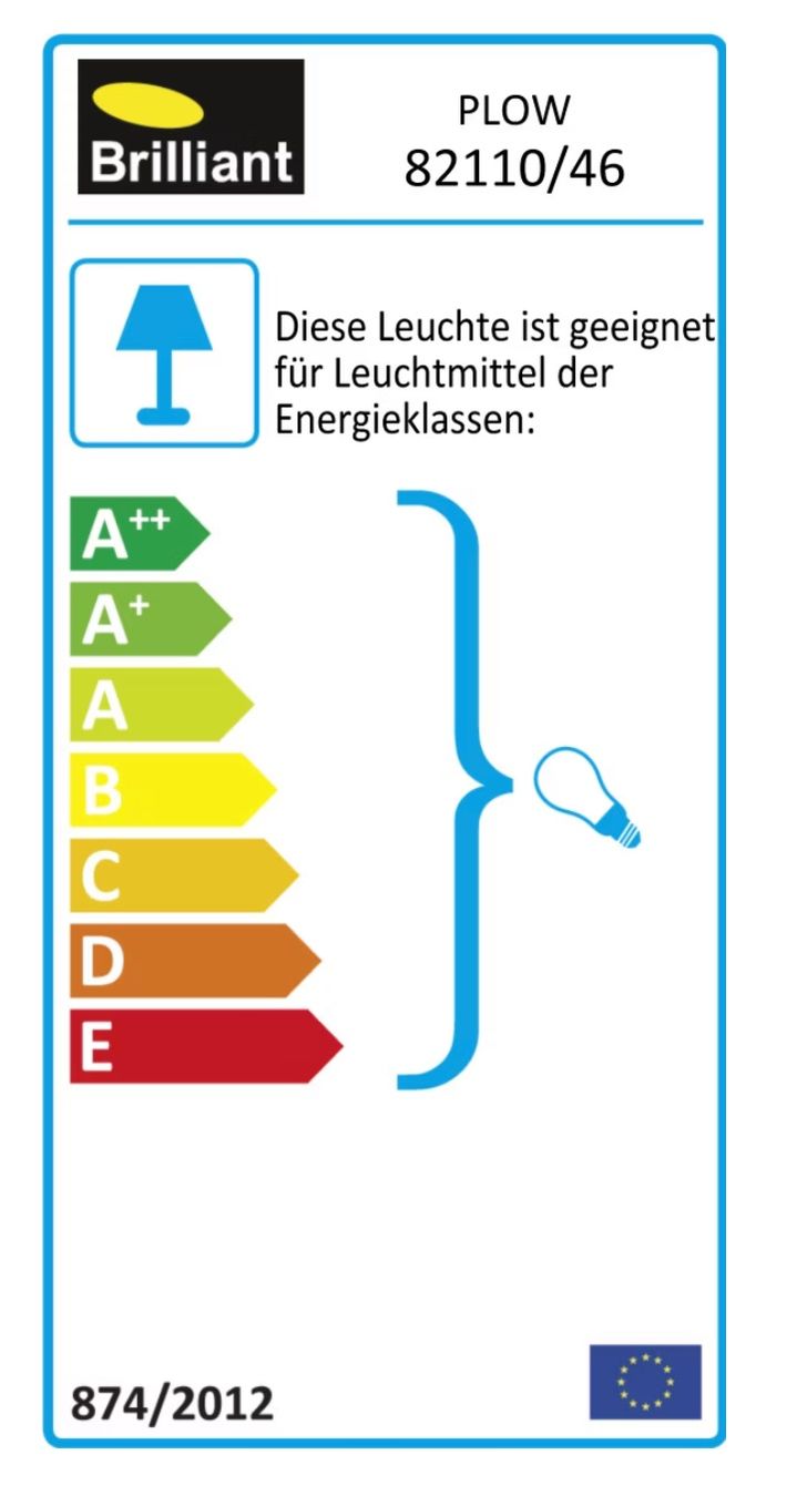 Lampen: Brilliant Plow E27 Wandleuchte, Wandlampe - Ovp. – Neu und originalverpackt aus Tafers von JP911 4