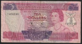 Solomon Islands 10 Dollars 1977