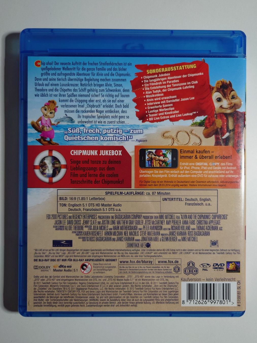 Tutti i DVDs: Alvin und die Chipmunks Chip Bruch Blu-Ray – Usato da Kaiseraugst venduto da flo_ydd2 1