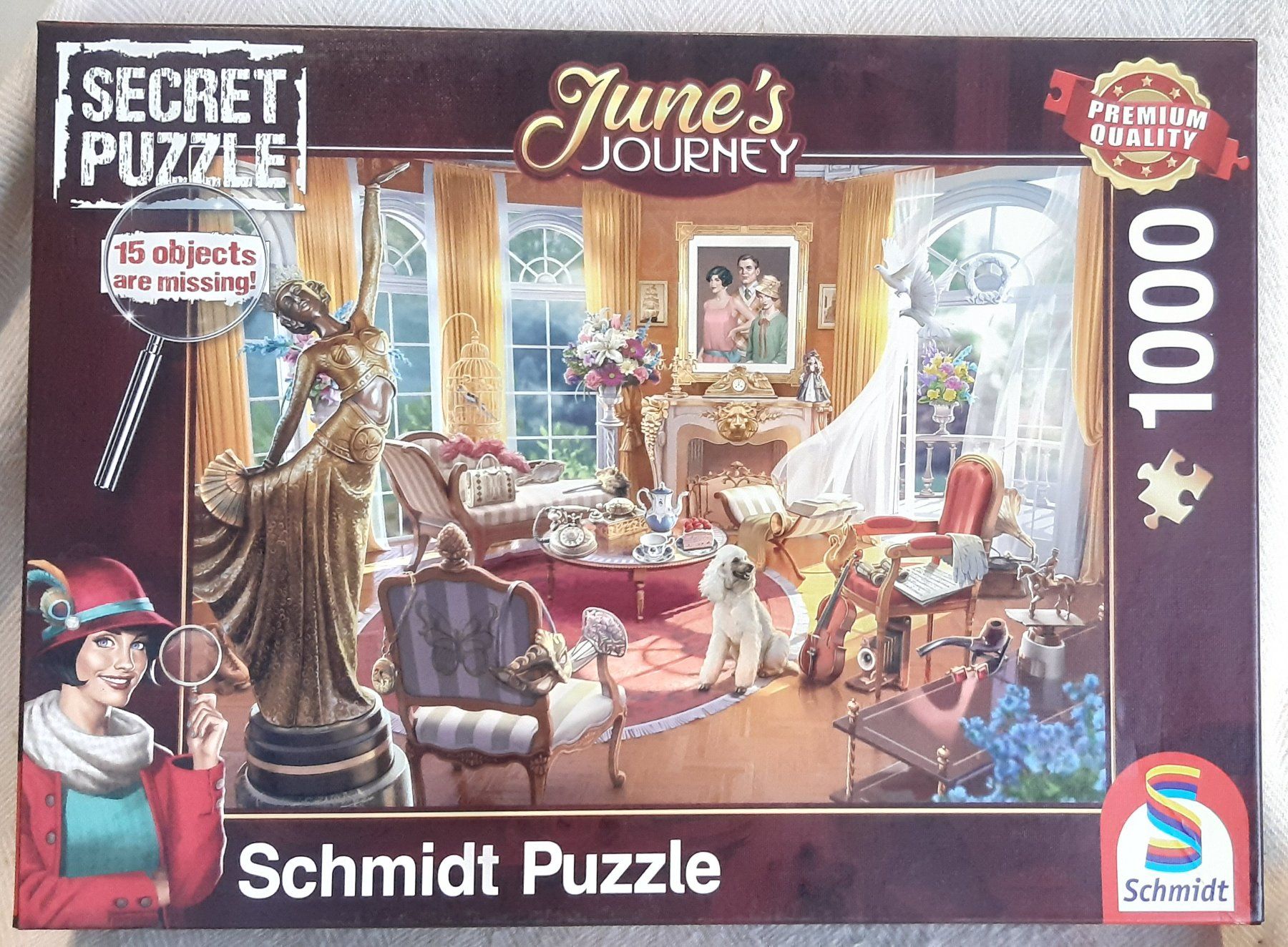 Puzzles: Puzzle-mystère "June's Journey", 1000 pièces – Gebraucht aus Champvent von lallina1974