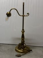 Vintage Tischlampe aus Messing – Schwanenhals
