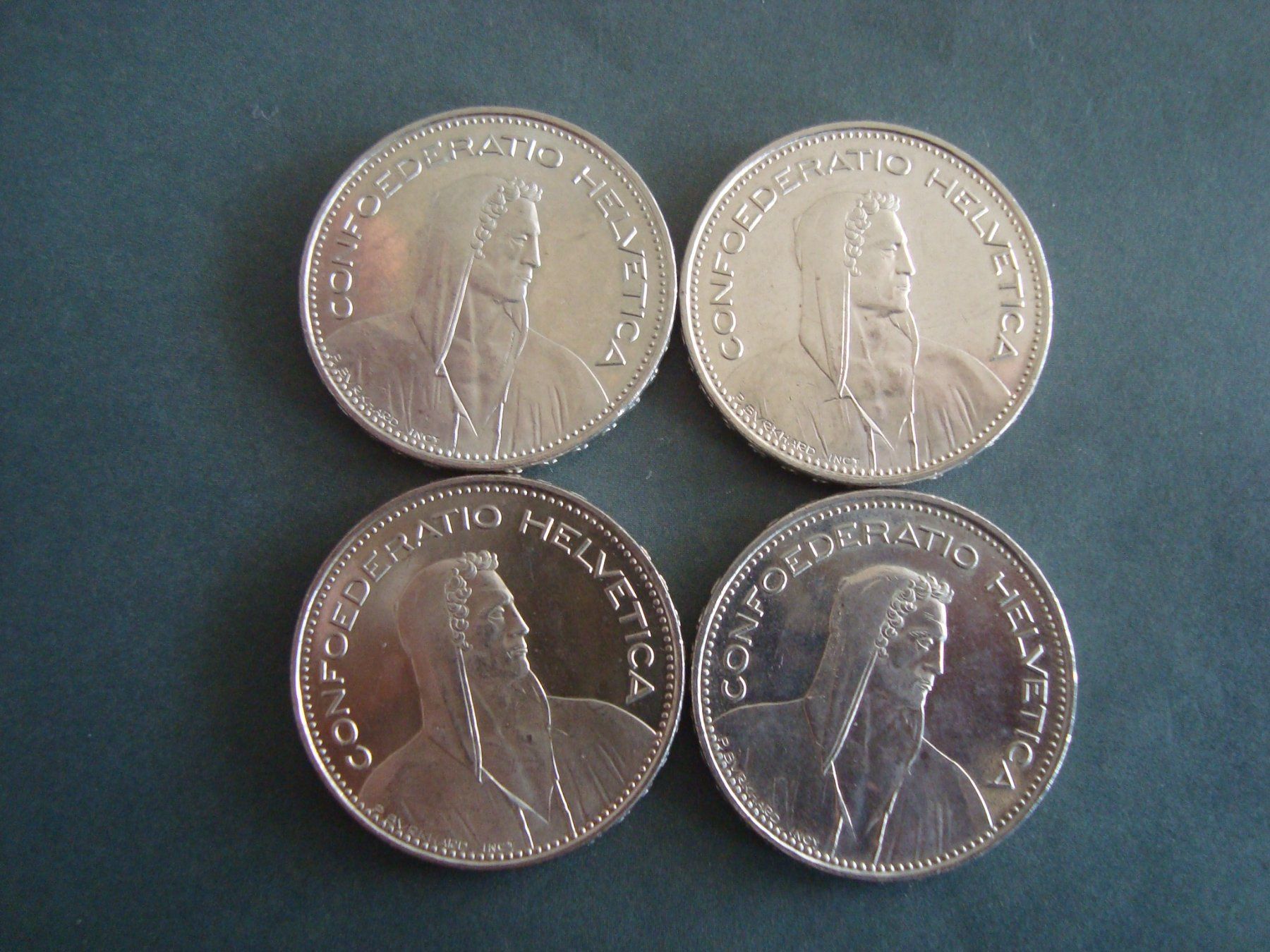 Tutti le monete: 5  Franken 2006  4 stk lot fast neu – Usato da Gelterkinden venduto da Cakir 1