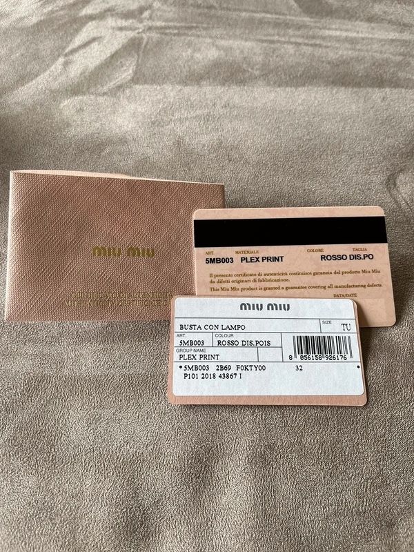 Miu Miu Sacs femmes: Miu Miu Clutch Neu – Neuf avec emballage d'origine à Allschwil par ale_99l7 3