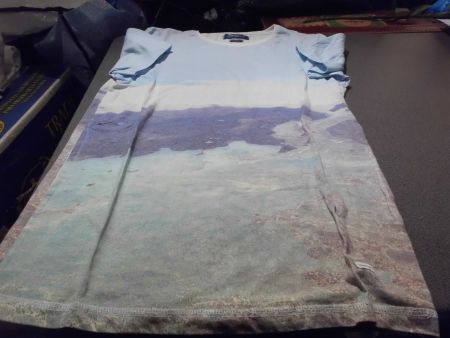 T-Shirt Grösse XS, Springfield, Aufdruck