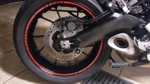Reflektierende Felgenrandaufkleber GP-Design – Selbstklebend Für Motorrad & Auto