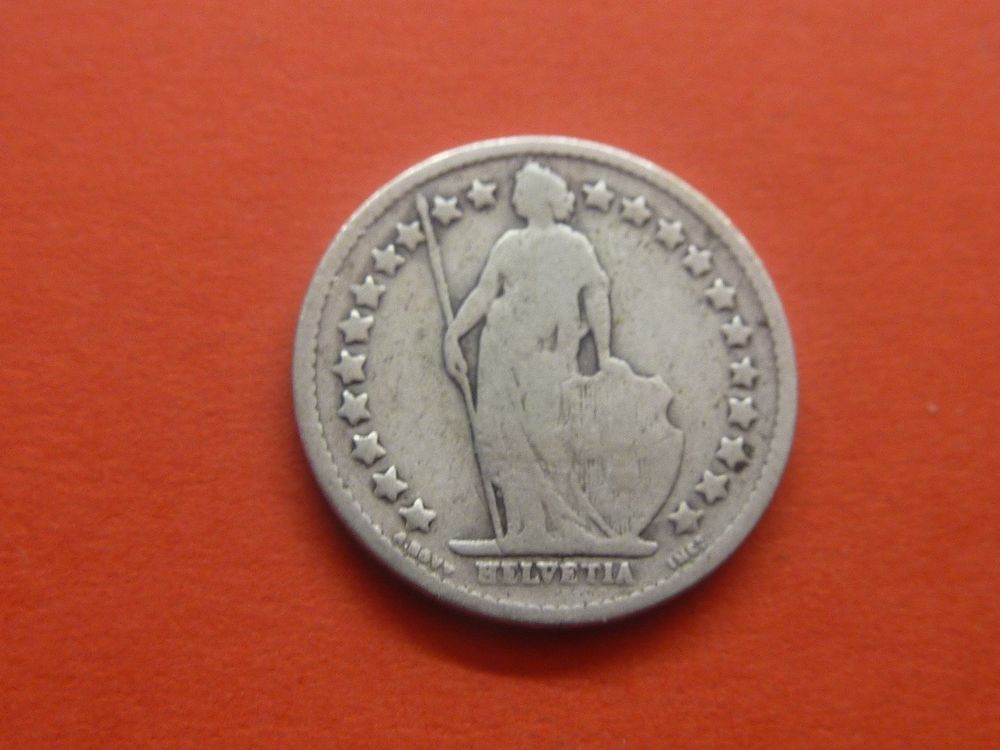 Tutti le monete: 1/2  Fr.  1901 Auflage nur 200`000 Stück. – Usato da Seon venduto da aee_7gpz 1