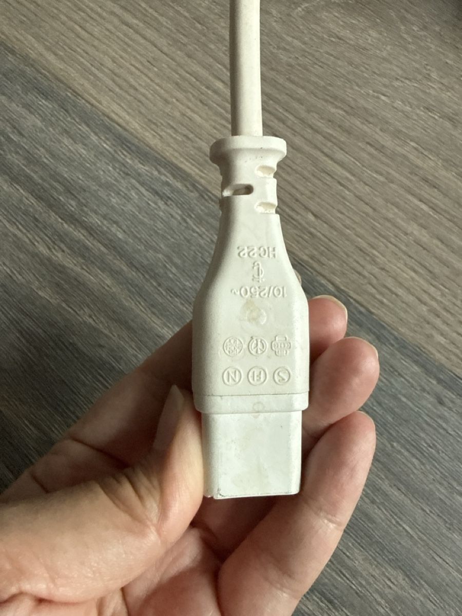 Cavi: Stromkabel weiss mit Schweizer Stecker Typ J gebraucht – Usato da Euthal venduto da 99Antik 2