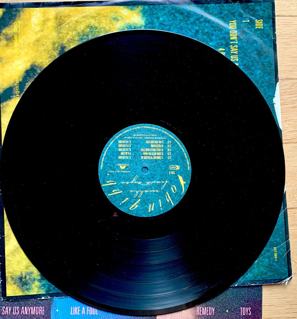 Dischi in vinile: Robin Gibb walls have eyes – Usato da Zürich venduto da Fieber 4