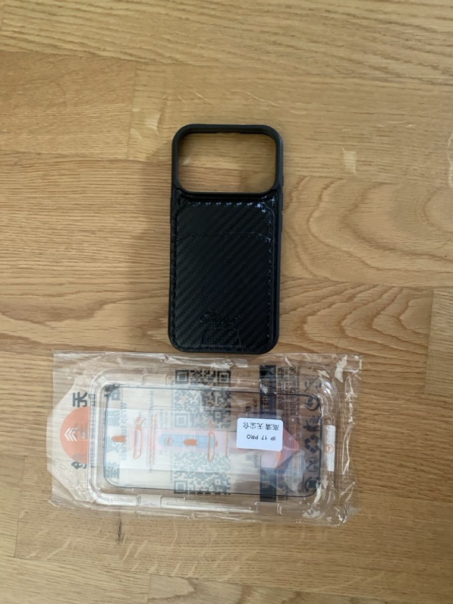 Cover & Protezioni schermo: iPhone 17 Pro Hülle mit Kartenfach & Displayschutzfolie  – Nuovo (secondo la descrizione) da Steinhausen venduto da figeman 1