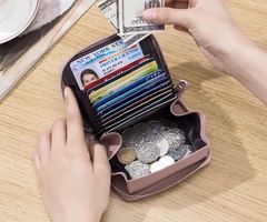 Neues Kompaktes Damen Portemonnaie mit vielen Fächern