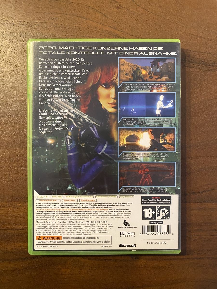 Microsoft Giochi: Perfect Dark Zero für Xbox 360 – Usato da Thunstetten venduto da Virus_33 2