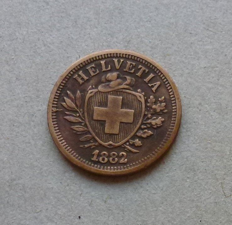 Tutti le monete: ++ 1 Rappen 1882, gute Erhaltung – Usato da Walkringen venduto da Casablanca777