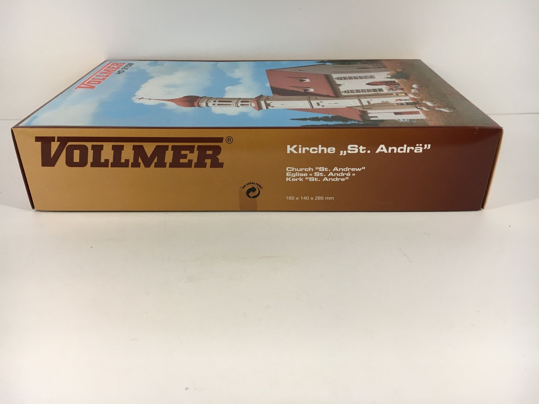 Vollmer Modellini di ferrovie: Vollmer H0 3709 Kirche "St. Andrä" – Nuovo e nell'imballaggio originale da Rodersdorf venduto da Joerg11 3