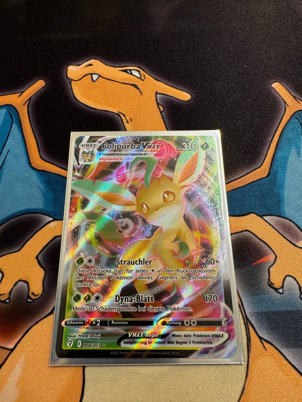 Pokémon Carte collezionabili: Folipurba VMAX (EVS 008) - Drachenwandel – Nuovo (secondo la descrizione) da Bülach venduto da Pfrenzel