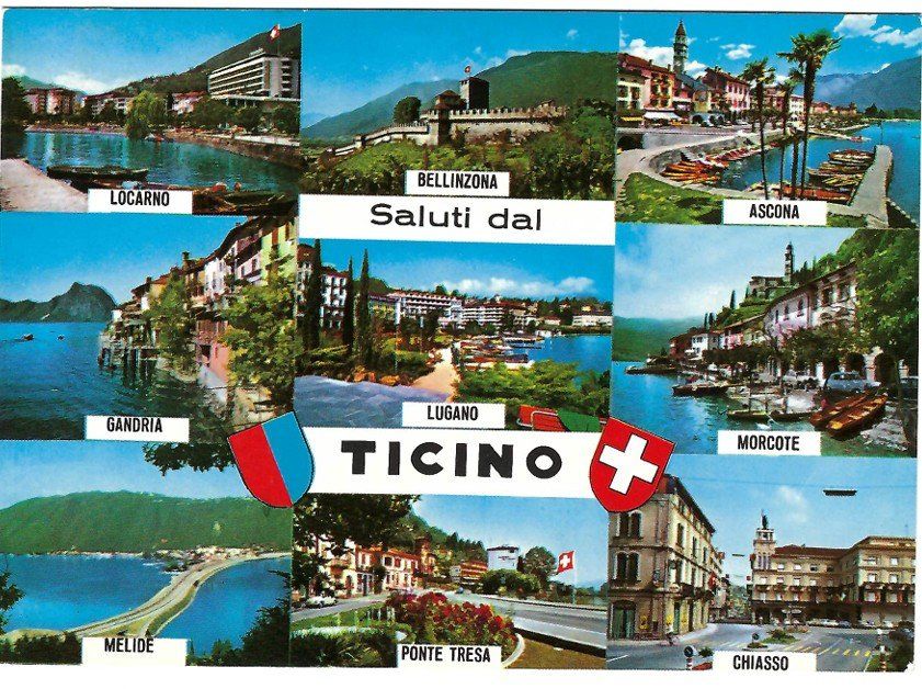 Cartoline postali: AK Saluti dal Ticino, selten – Usato da Rheinfelden venduto da wil_m7gh
