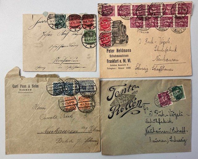 Alte Briefumschl ge Deutsches Reich 1923 Gebraucht In Luzern F r CHF 